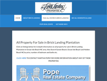 Tablet Screenshot of bricklandingproperties.com